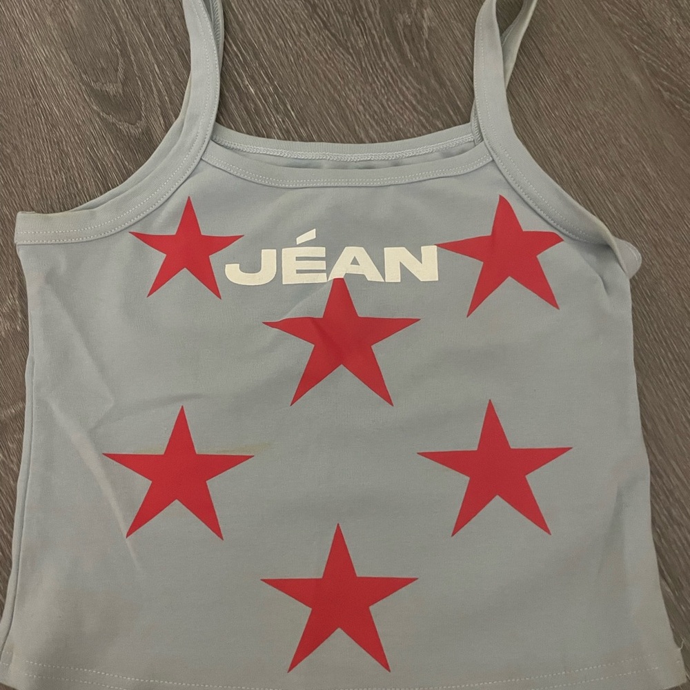 With Jean star top